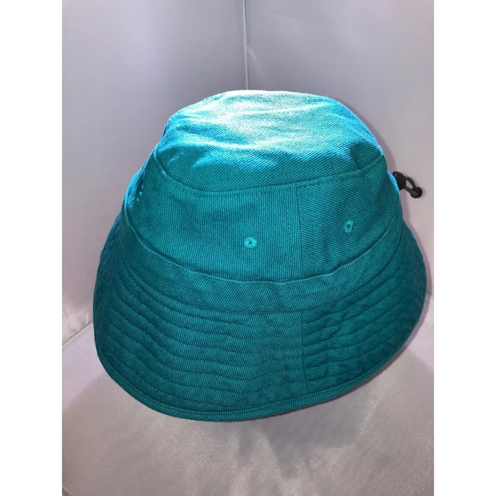 Coolibar Kids Taylor Chin Strap Hat Teal Blue UPF 50+ Sun Bucket Hat S/M 02721